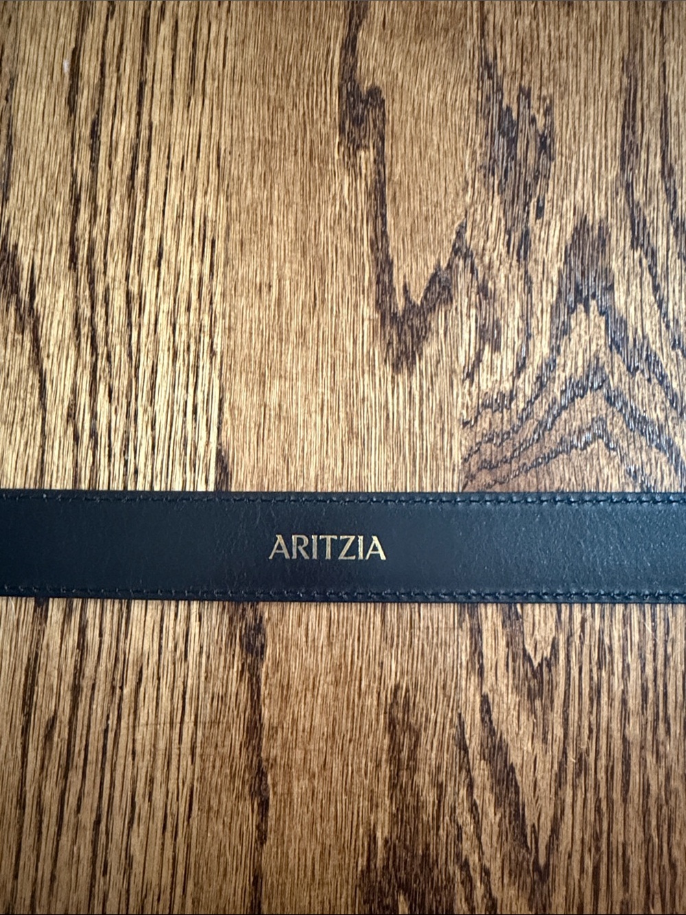 Aritzia Legendary Solid Brass Black Leather Belt L - Picture 13 of 16